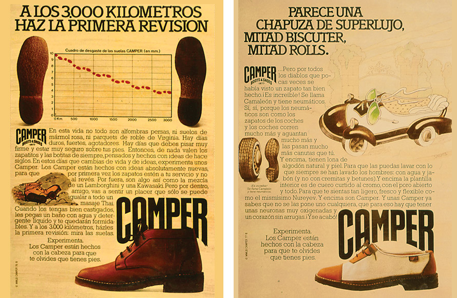 camper shoes history